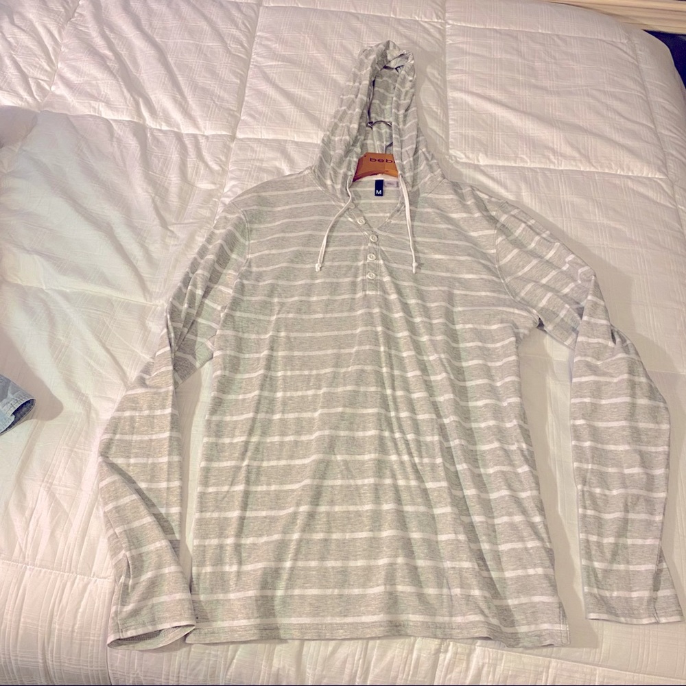 Striped Pullover Hoodie